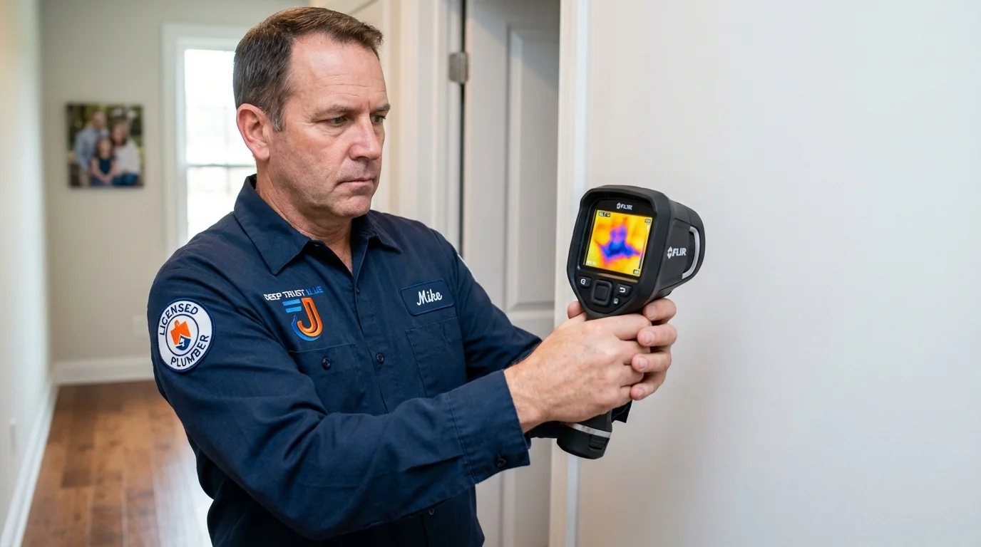 Thermal imaging leak detection by Johns Plumbing LLC in Timmonsville